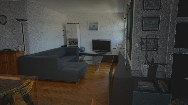 Living Room - 5mm 3D Model