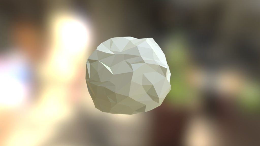 Low poly rock 2
