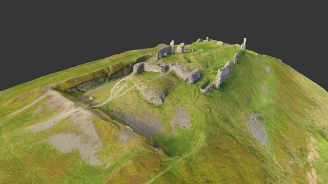 Castell Dinas Bran, Llangollen, Denbighshire – Free 3D Model STL