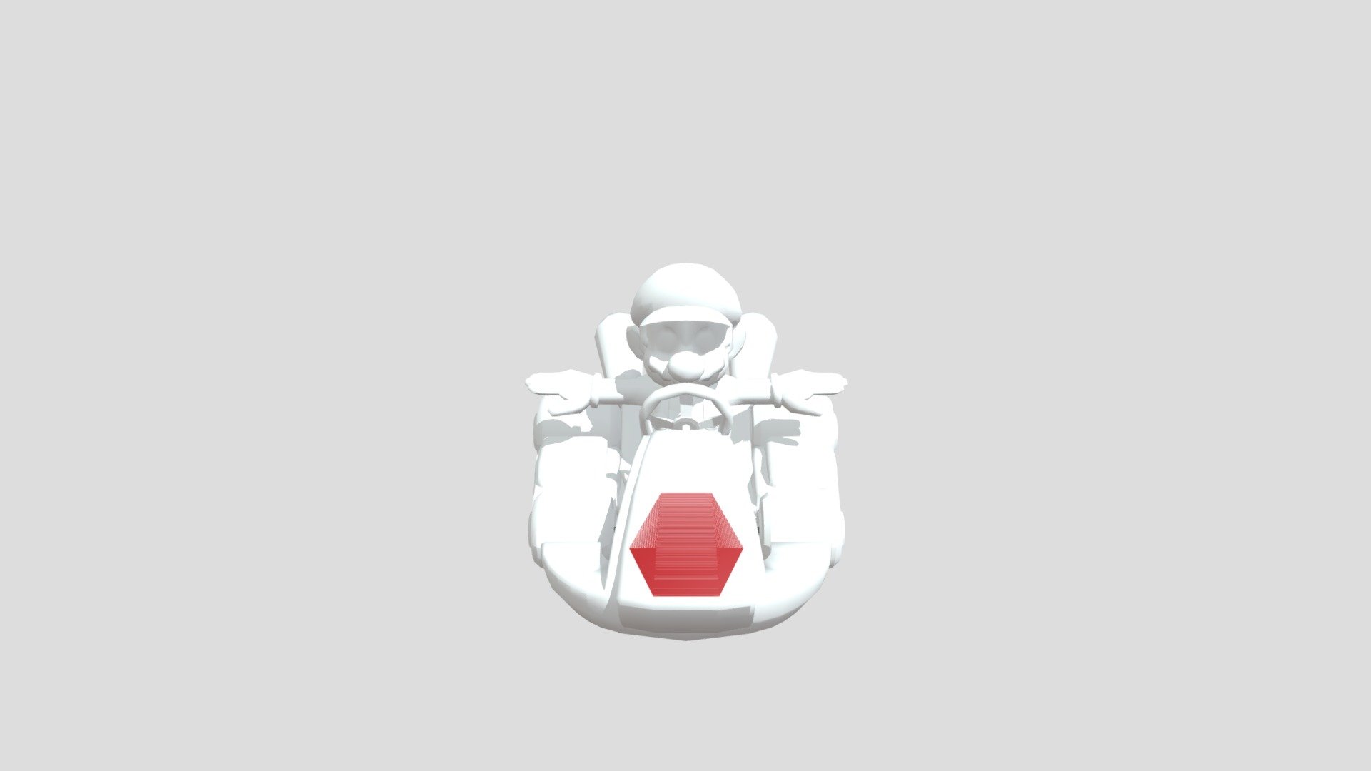 Standard Kart 8 with Mario (Rigged) — Sketchfab embed 3D viewer