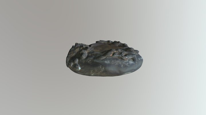 Brush washer with plum branches 3D Model
