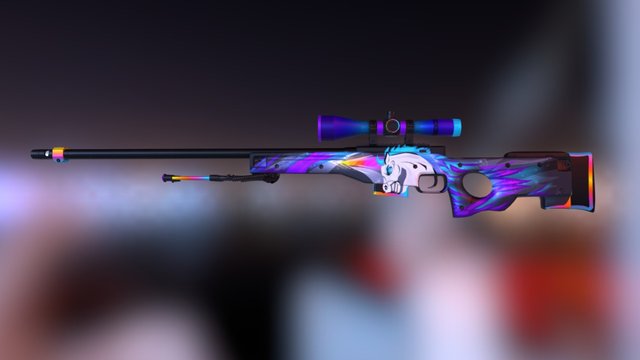 AWP | Unicorn 3D Model
