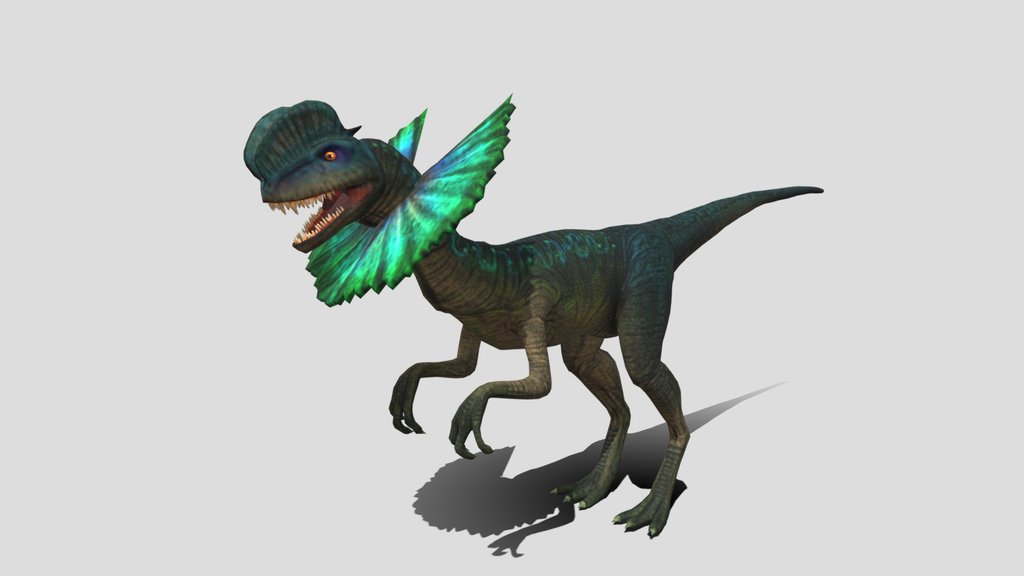 Jurassic Park Arcade 2015 Dilophosaurus