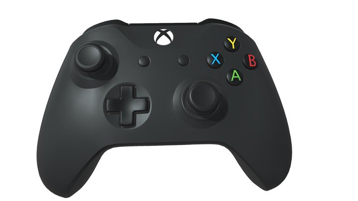 Xbox Controller-Black 3D Model