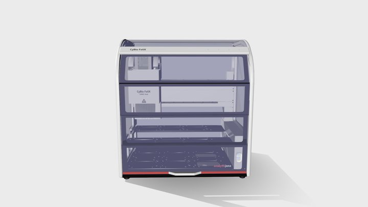 CyBio FeliX Basic Unit with Enclosure 3D Model