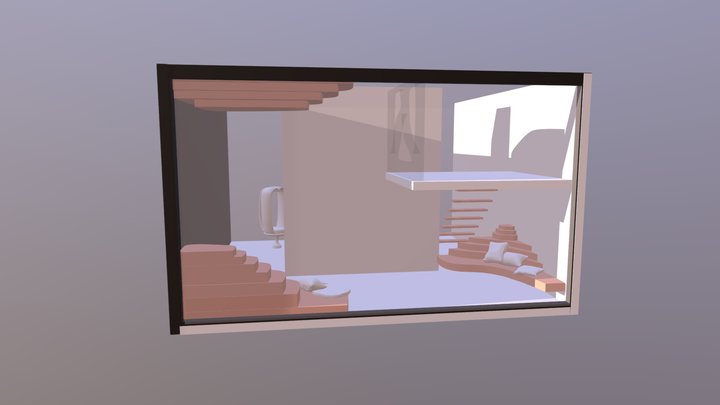 Living Room 002 3D Model