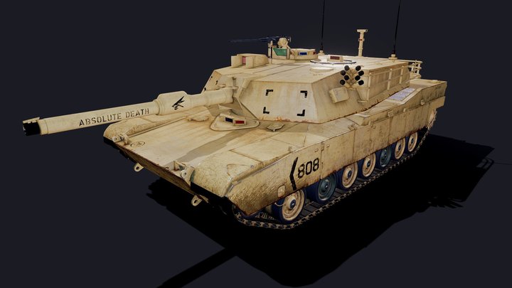 M1 Abrams 3D Model