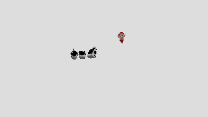 Squeak Dot And Flip 3D Model