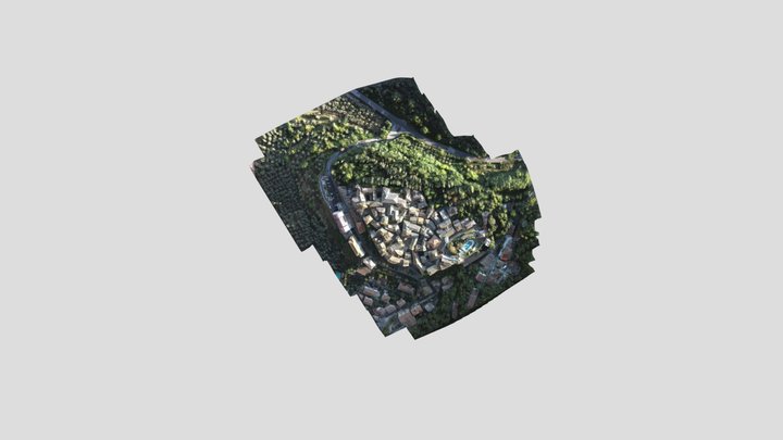 Serre di Rapolano. Tuscany 3D Model
