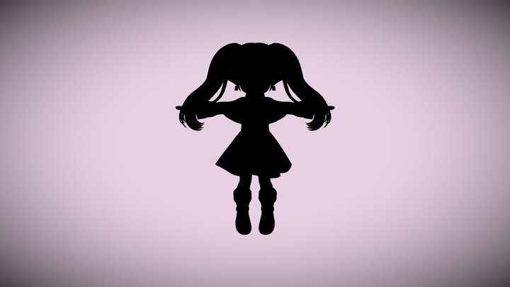 Frieren Chibi 3D Model
