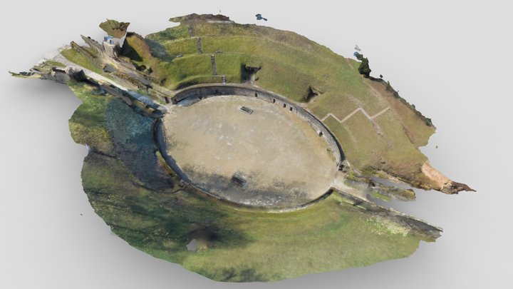 Augusta Treverorum Trier römisches Amphitheater 3D Model