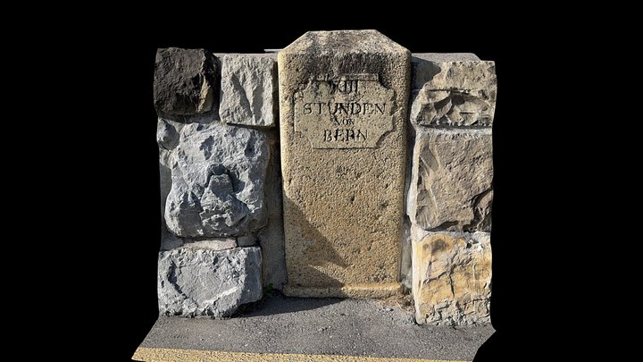 Distanzstein «XIII Stunden von Bern» in Weissen… – Modello 3D gratuito STL