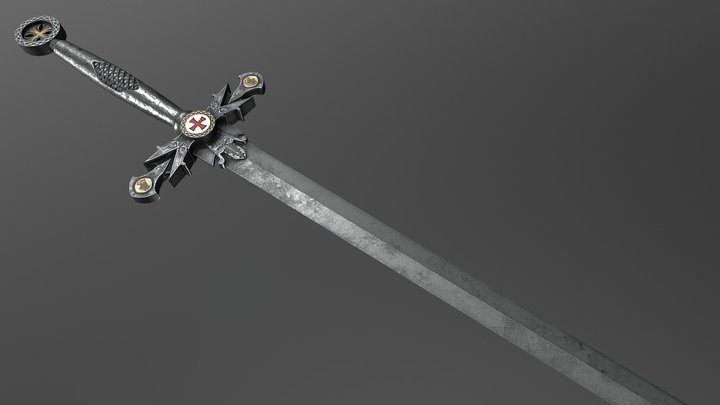 Ceremonial Sword 3D Model