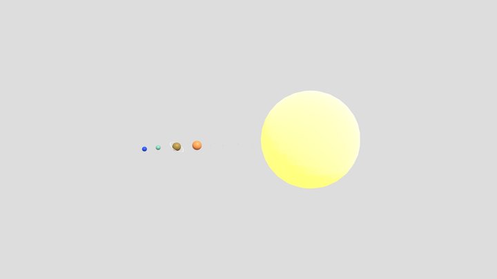 Geocentric Solar System 3D Model
