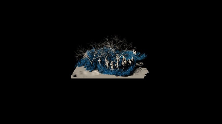 Blue Forest 3D Model