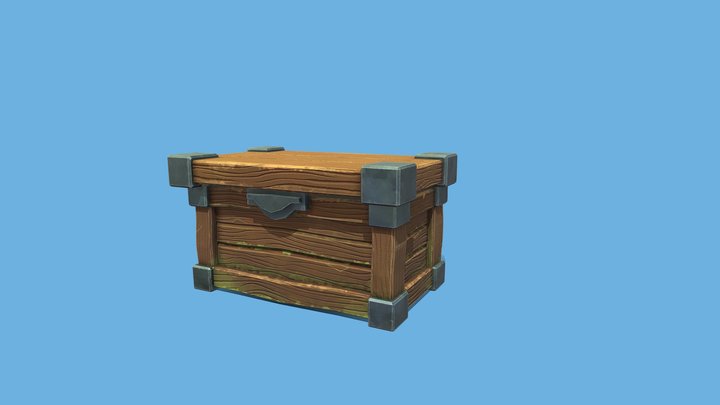 Stylized Chest 3D Model