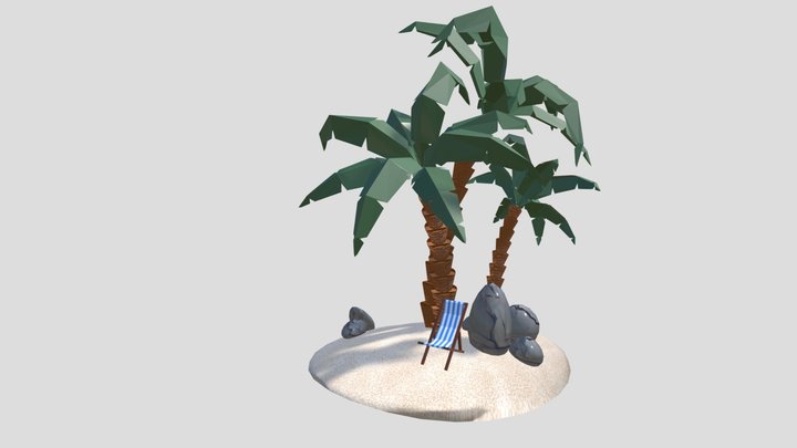 Island 3D Model