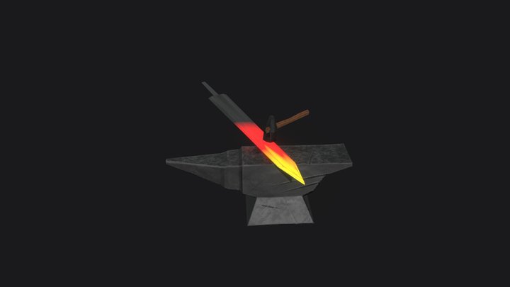 MEDIEVAL FORGE PROP 3D Model