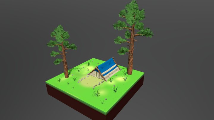 Tent 3D Model