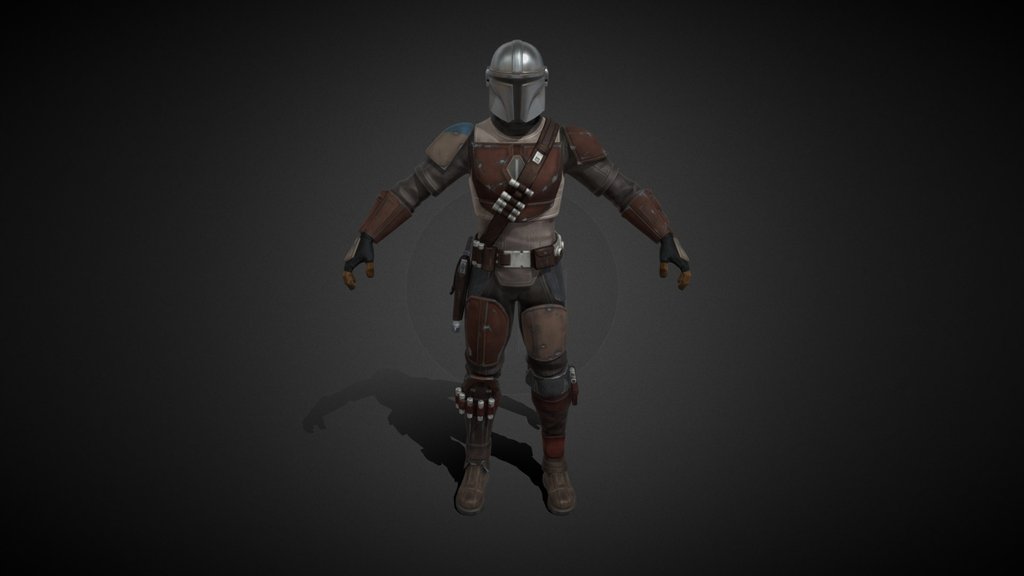 Mandalorian w/bones Non Armored - Read Desc