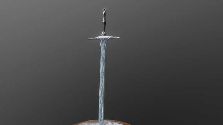 Irithyll Straight Sword 3D Model