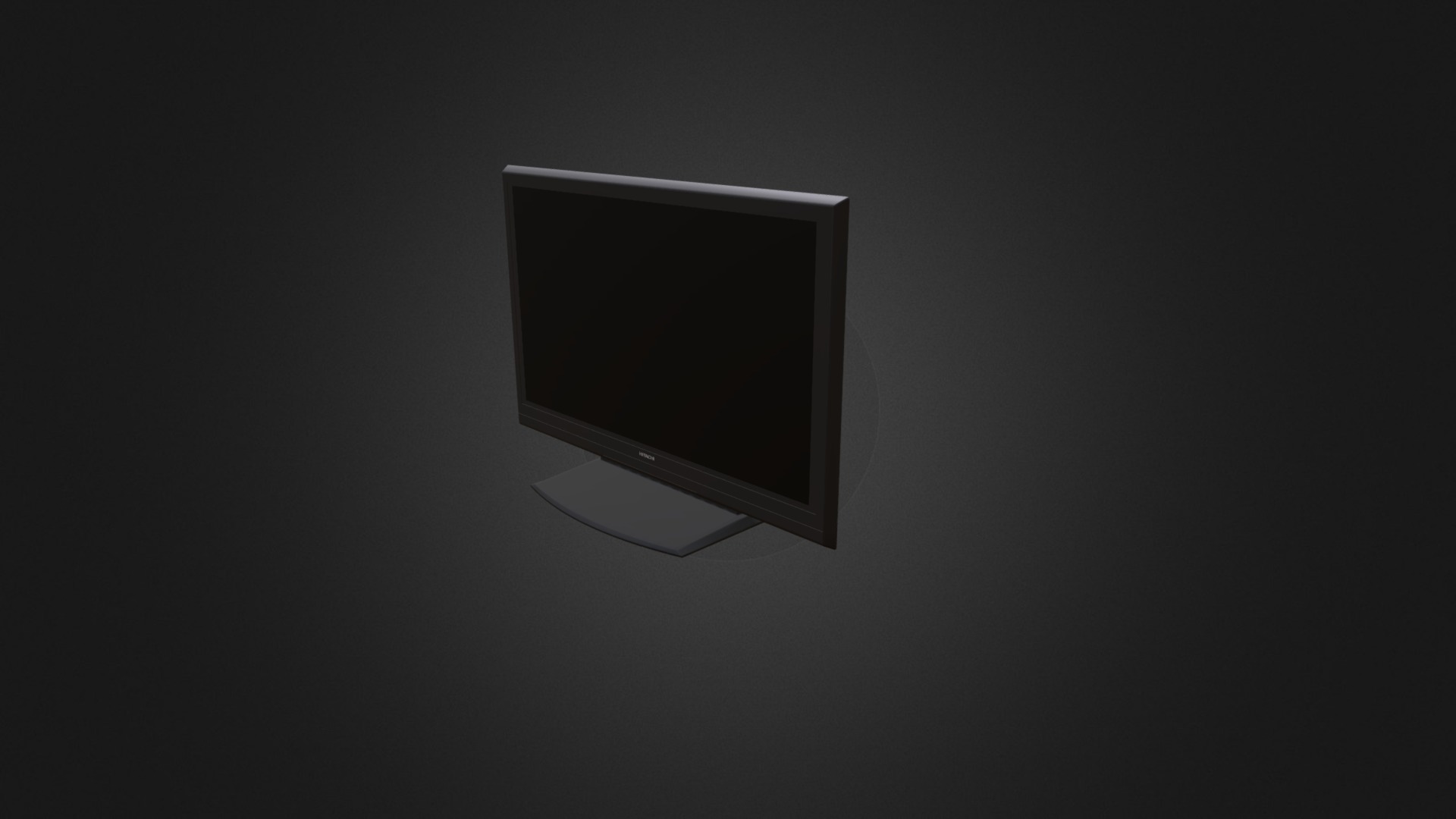 3D model appliance - This is a 3D model of the appliance. The 3D model is about a computer monitor with a blank screen.