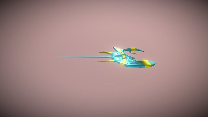 Spaceship Scorpion 3D Model