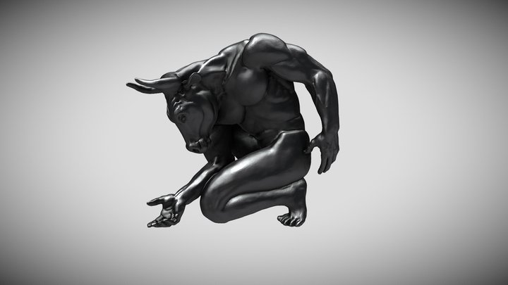 Minotaur! by Deran Wright 3D Model