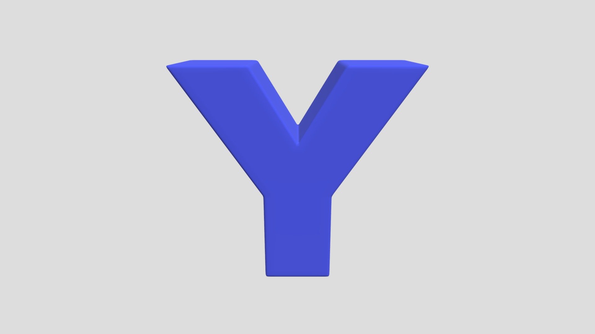 Y Letter - Download Free 3D model by andre.arancibia [7563ad4] - Sketchfab