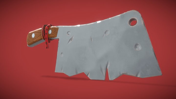 Chopping knife 3D Model