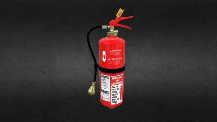 Fire Extinguisher 3D Model