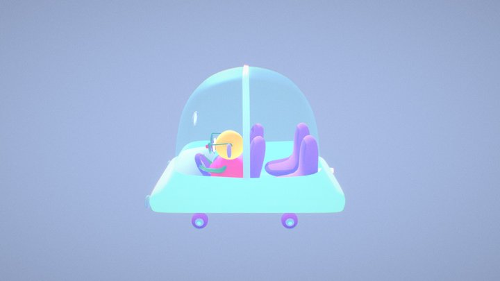 Modelo carrito 3D Model