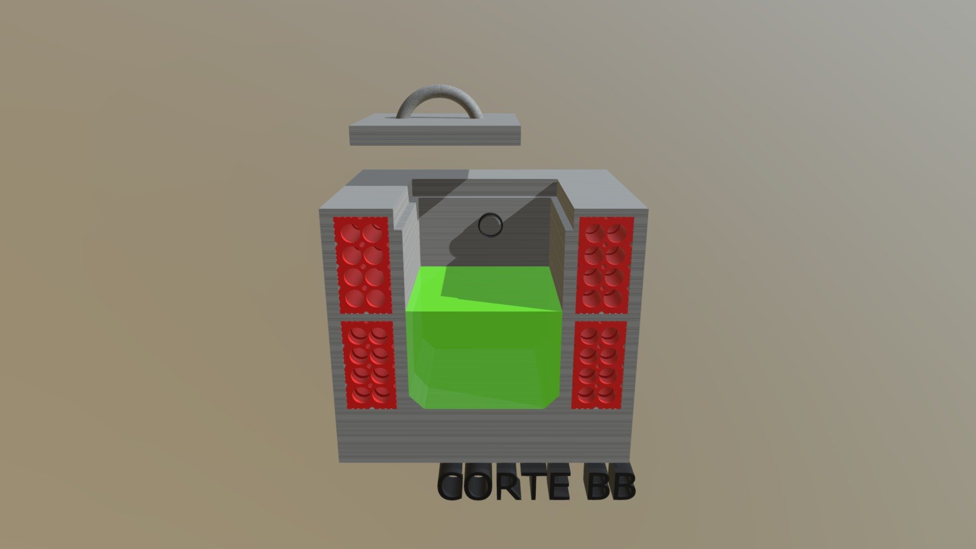 CORTE BB - CAIXA DE GORDURA PEQUENA