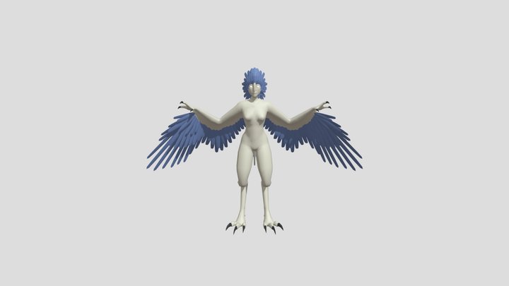 Weekly 37 Harpy cleanup 3D Model