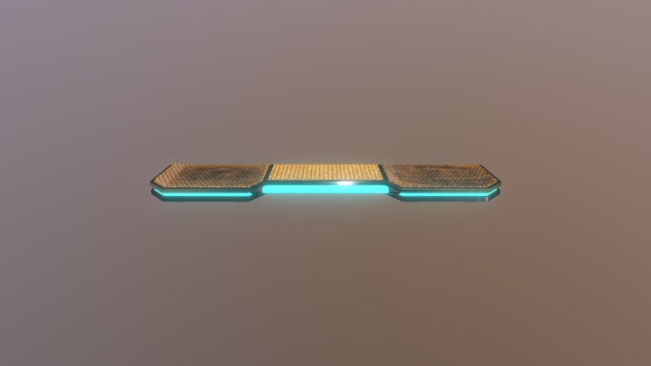 Hoverboard (Game Ready) 3D Model