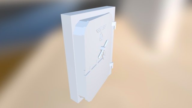 Steel Door - Interior element 3D Model