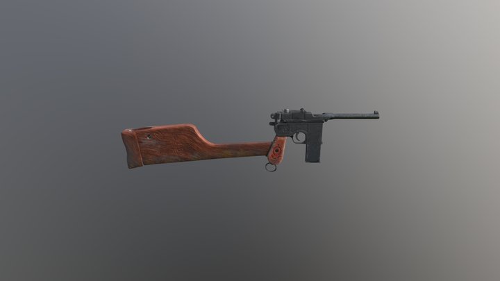 Mauser C96 3D Model