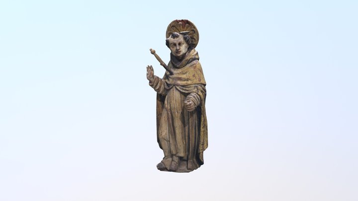 Sculpture of a Saint 3D Model