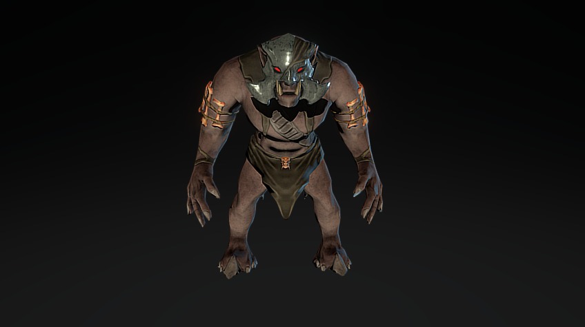 "Stylized" Orc Game Character