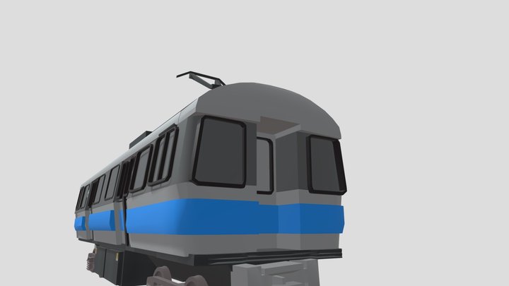 Normal MB TA car. Blue line 0700. 3D Model