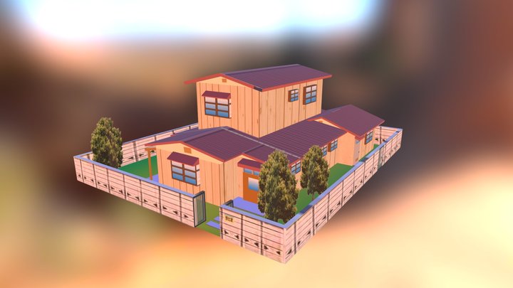 nobita's house 3D Model