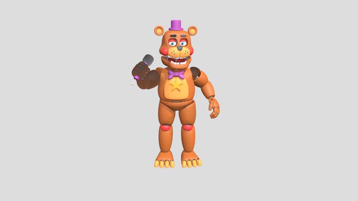Rockstar Freddy 3D Model