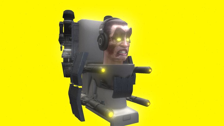 Fake Gman Toilet – Kostenloses 3D-Modell STL