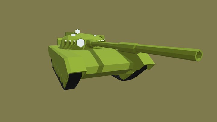 T-80 Soviet 3D Model