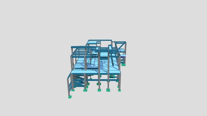 Projeto Estrutural 3D Model