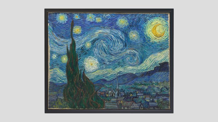 The Starry Night 3D Model