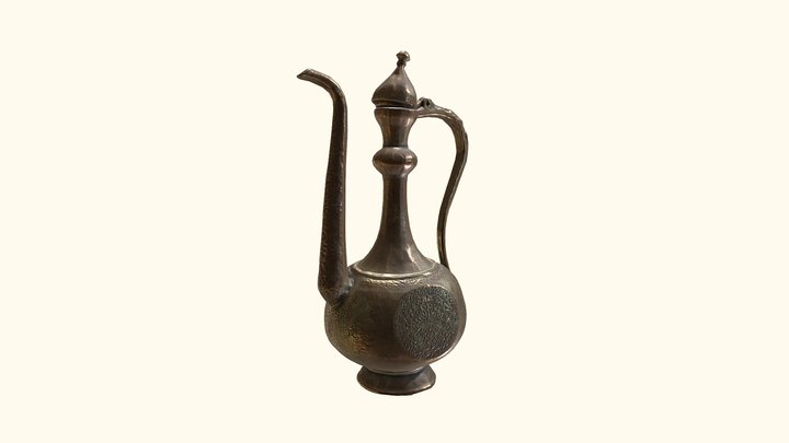 Ottoman - Ấm Aftaba Pitcher (KM3) 3D Model