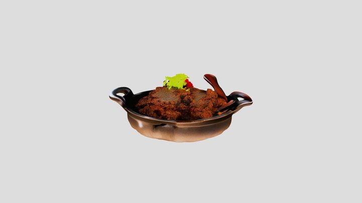 Makanan Rendang 3D Model