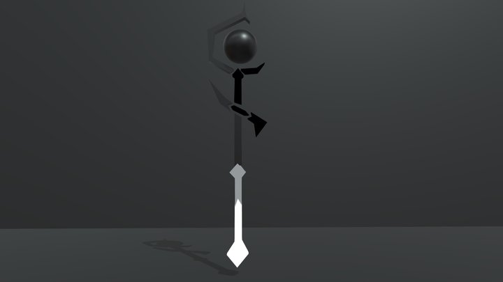 Staff of Darkness 3D Model