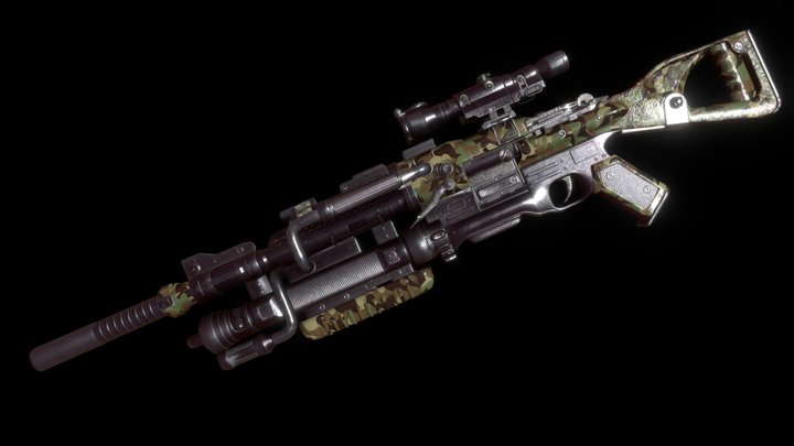 rifle gun 3D Model